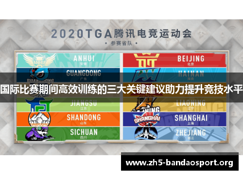 国际比赛期间高效训练的三大关键建议助力提升竞技水平 国际比赛期间高效训练的三大关键建议助力提升竞技水平