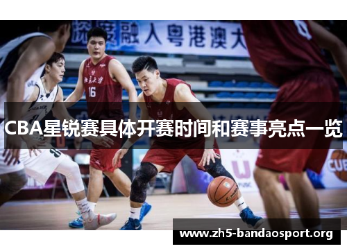 CBA星锐赛具体开赛时间和赛事亮点一览